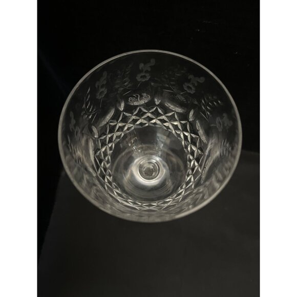 Rogaska Crystal Gallia Wine Glass 9 1/2” France 1990’s - Picture 4 of 6